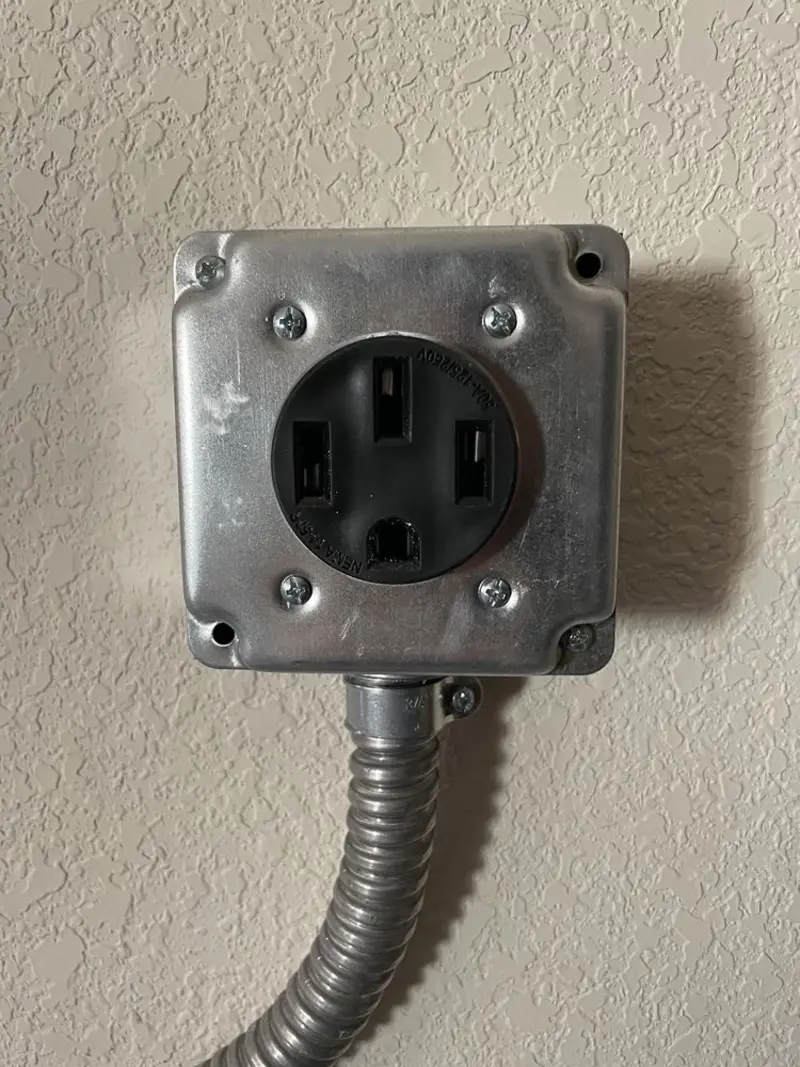 NEMA 14-50 outlet installed for Smart Home Electrical in Dry Ridge